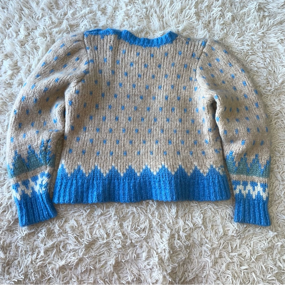 LoveShackFancy Rosie Alpaca Wool Pullover Sweater - Picture 6 of 9